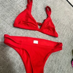 Target red bikini
